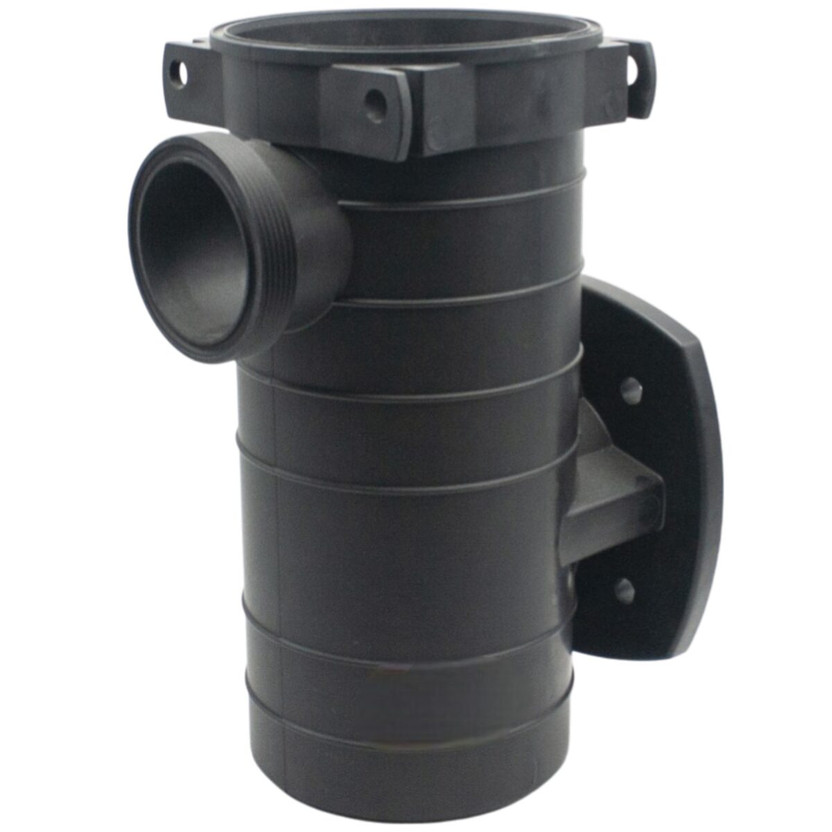 Vista laterale del corpo prefiltro ricambio per pompa piscina Kan Plus Kripsol HCP4000 Hayward