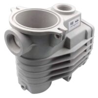 Vista frontale del corpo prefiltro ricambio per pompa piscina Ondina Kripsol