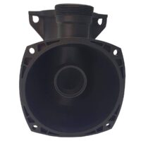 Vista posteriore del corpo prefiltro ricambio per pompa piscina Optima Saci