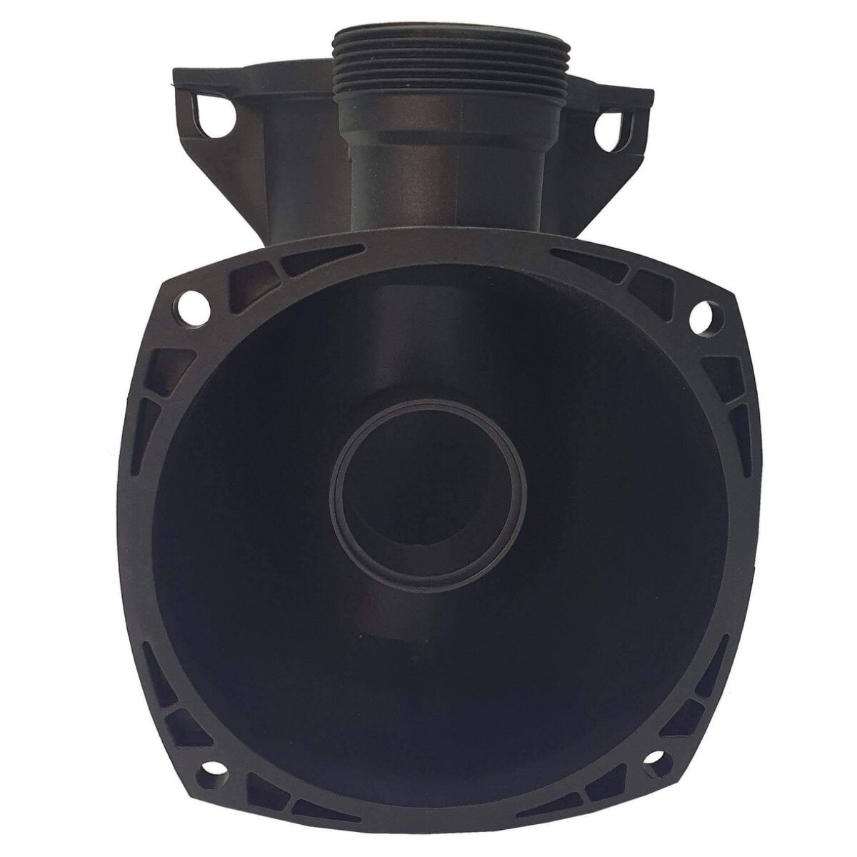 Vista posteriore del corpo prefiltro ricambio per pompa piscina Optima Saci