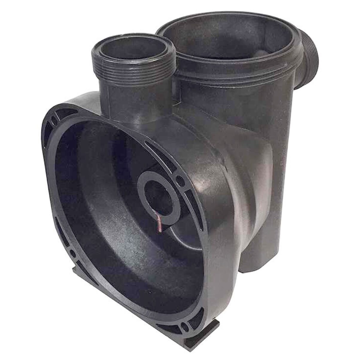 Vista posteriore del corpo prefiltro ricambio per pompa piscina Sena Astralpool