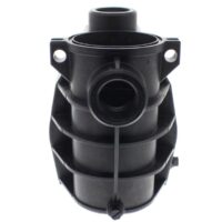 Vista frontale del corpo prefiltro ricambio per pompe piscina Max Flo Hayward