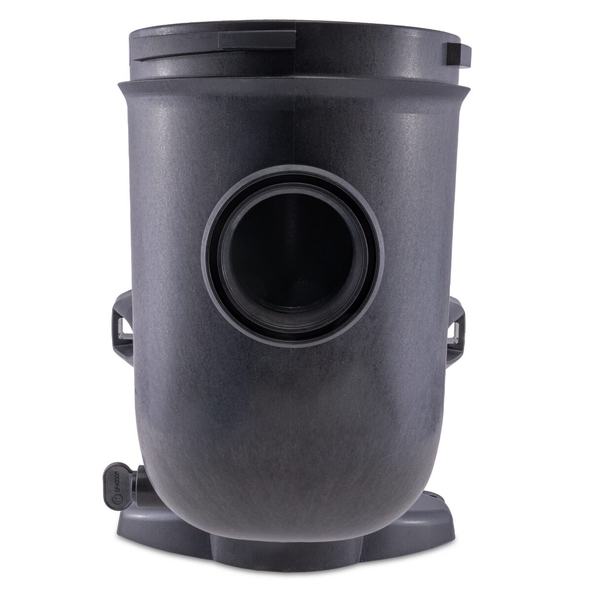 Vista frontale del corpo prefiltro ricambio per pompe piscina Tri-star Hayward