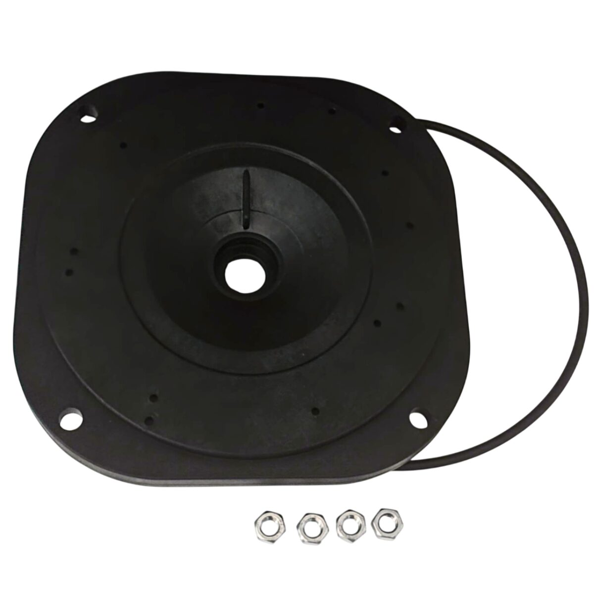 Flangia motore ricambio per pompa piscina Sena Astralpool per pompe con potenza da 0,30 Hp a 0,50 Hp.