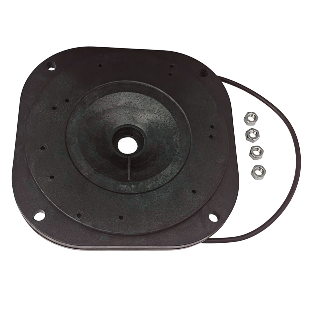 Flangia motore ricambio per pompa piscina Sena Astralpool per pompe con potenza da 0,75 Hp a 1,25 Hp.