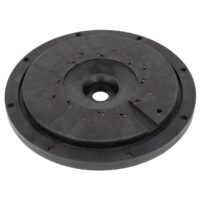 Vista posteriore frontale della flangia motore ricambio per pompe piscina Kan Plus Kripsol e HCP4000 Hayward