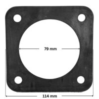 Guarnizione corpo prefiltro ricambio per pompe piscina Sta-Rite 5P2R e La Sta-Rite Pentair con quote dimensionali: lunghezza esterna 114 mm e diametro interno foro 79 mm.