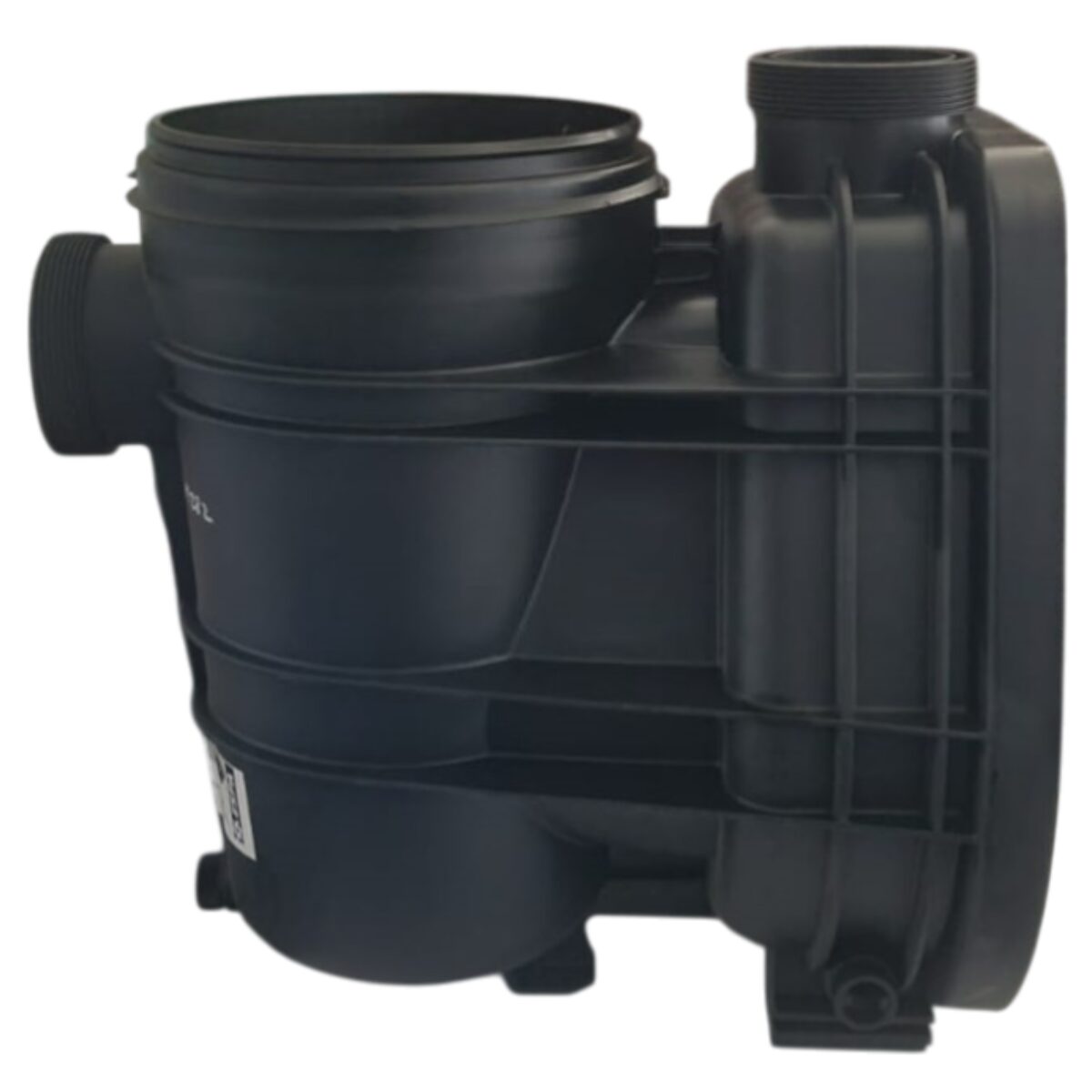 Vista laterale del corpo prefiltro ricambio per pompe piscina Tifon e Tifon 1 Espa