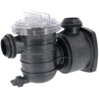 Kit composto da cestello, coperchio, corpo prefiltro, guarnizione coperchio e tappo scarico ricambio per pompa piscina Nocchi Swimmey Pentair