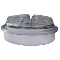 Vista frontale del coperchio ricambio per pompa piscina Columbia Astralpool