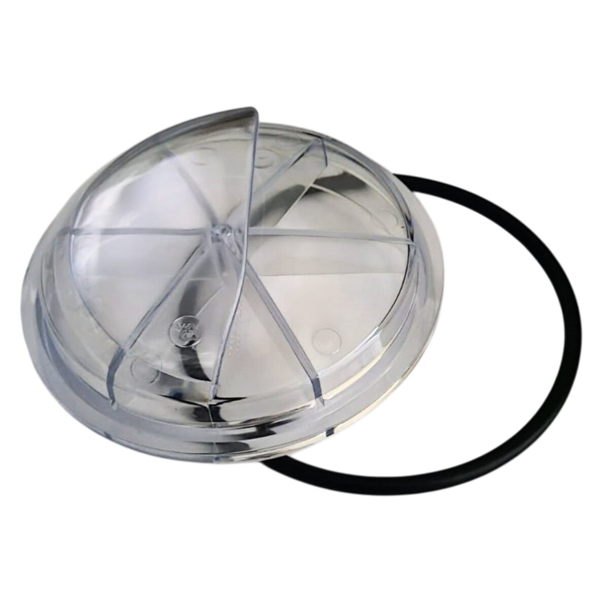 Kit composto da coperchio e guarnizione ricambio per pompa piscina Glass Plus Astralpool