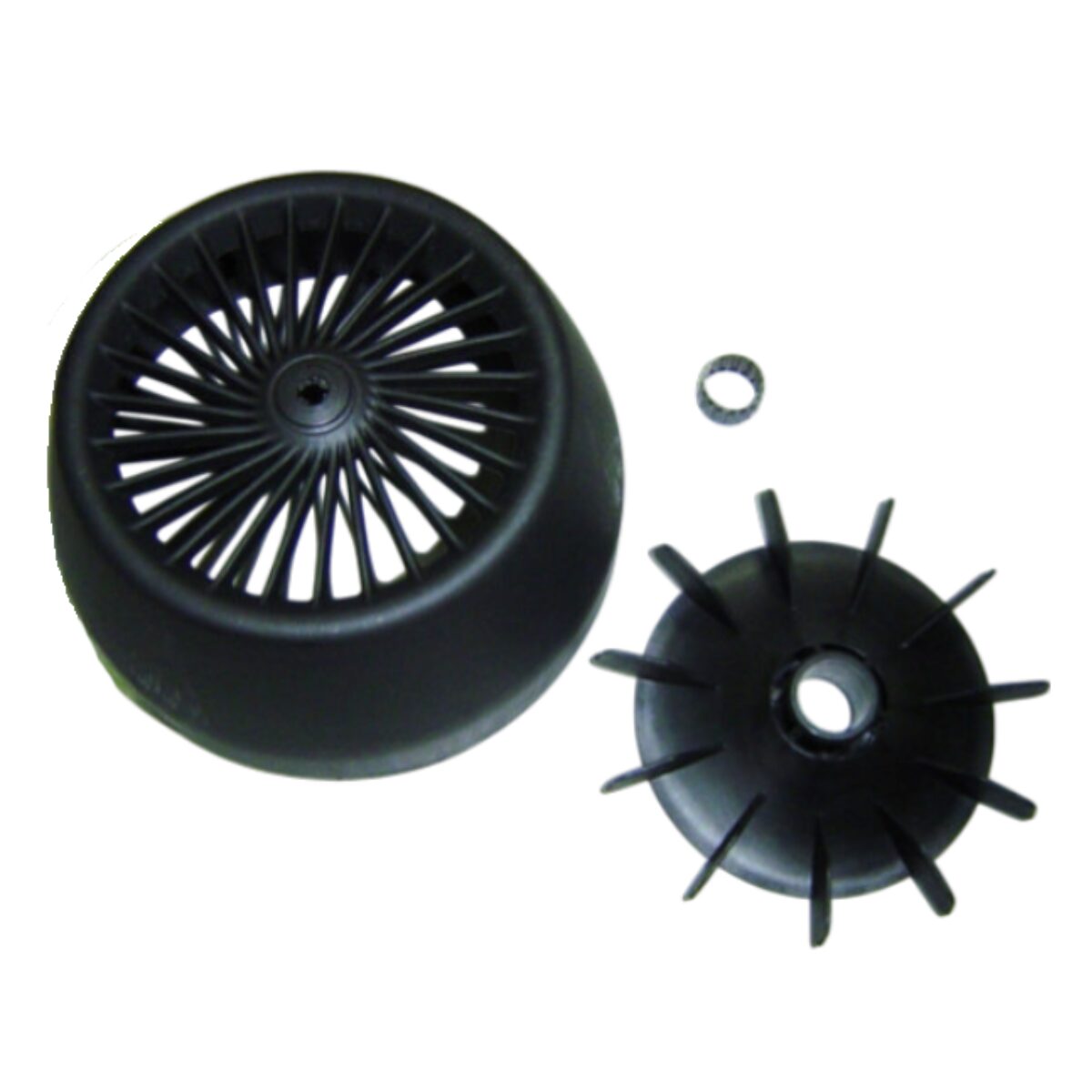 Kit composto da ventola e coperchio ventola ricambio per pompa piscina Columbia Astralpool, per pompe da 1 a 2 Hp