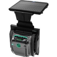 Pulitore automatico per piscina Wybot S2 Solar Vision dotato di tecnologia a ricarica solare, sensori intelligenti e spazzole per pulizia fondo e pareti.