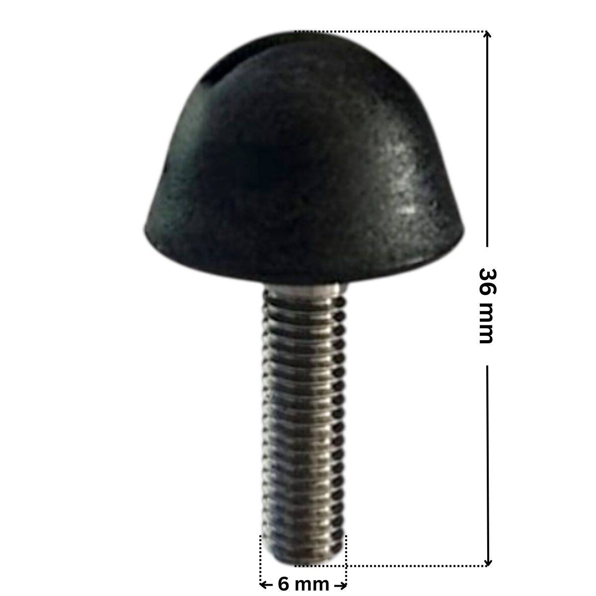 Viti fissaggio girante ricambio per pompe piscina Silen2, Silen S2, Tifon e Tifon 1 Espa con quote dimensionali: diametro esterno filettatura 6 mm e lunghezza totale esterna 36 mm.