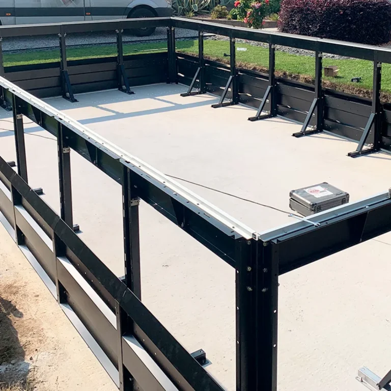 Piscina fuori terra Laghetto Divina particolare struttura portante.