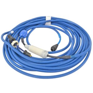 Cavo diagnostic 17 mt con snodo, connessione e supporto ricambio per robot piscina Dolphin