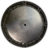 Kit composto da coperchio e guarnizione ricambio per filtro a sabbia Europool, vista parte superiore.