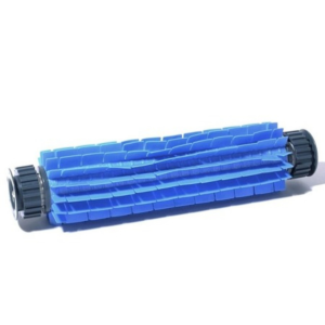 Spazzola pvc blu posteriore lunga, con le pulegge per robot piscina Dolphin