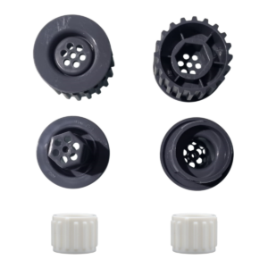 Kit trasmissione spazzola pvc posteriore ricambio per robot piscina S200, S300, E30, SX 30 e Z1B Dolphin
