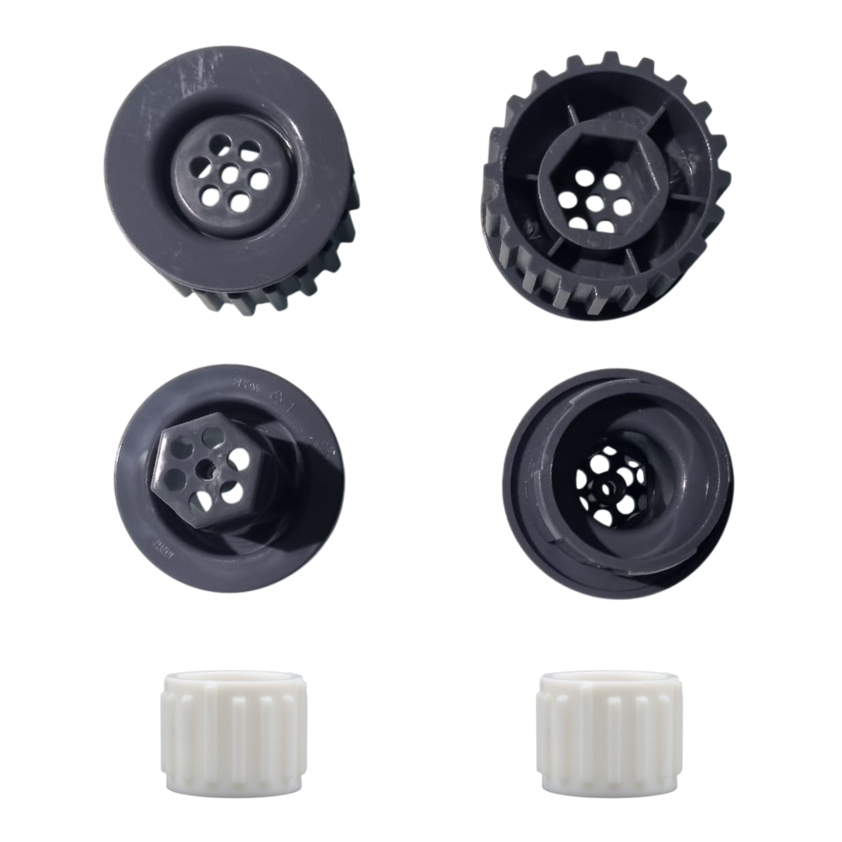 Kit trasmissione spazzola pvc posteriore ricambio per robot piscina S200, S300, E30, SX 30 e Z1B Dolphin